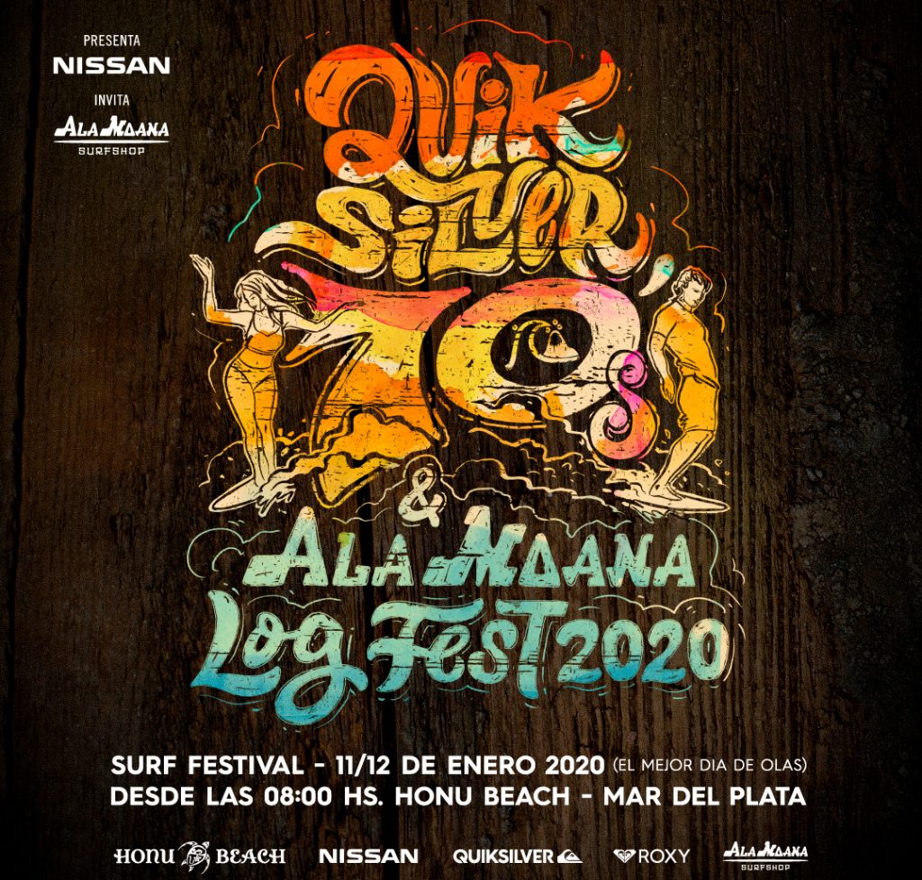 Quiksilver 70′ y Ala Moana Log Fest